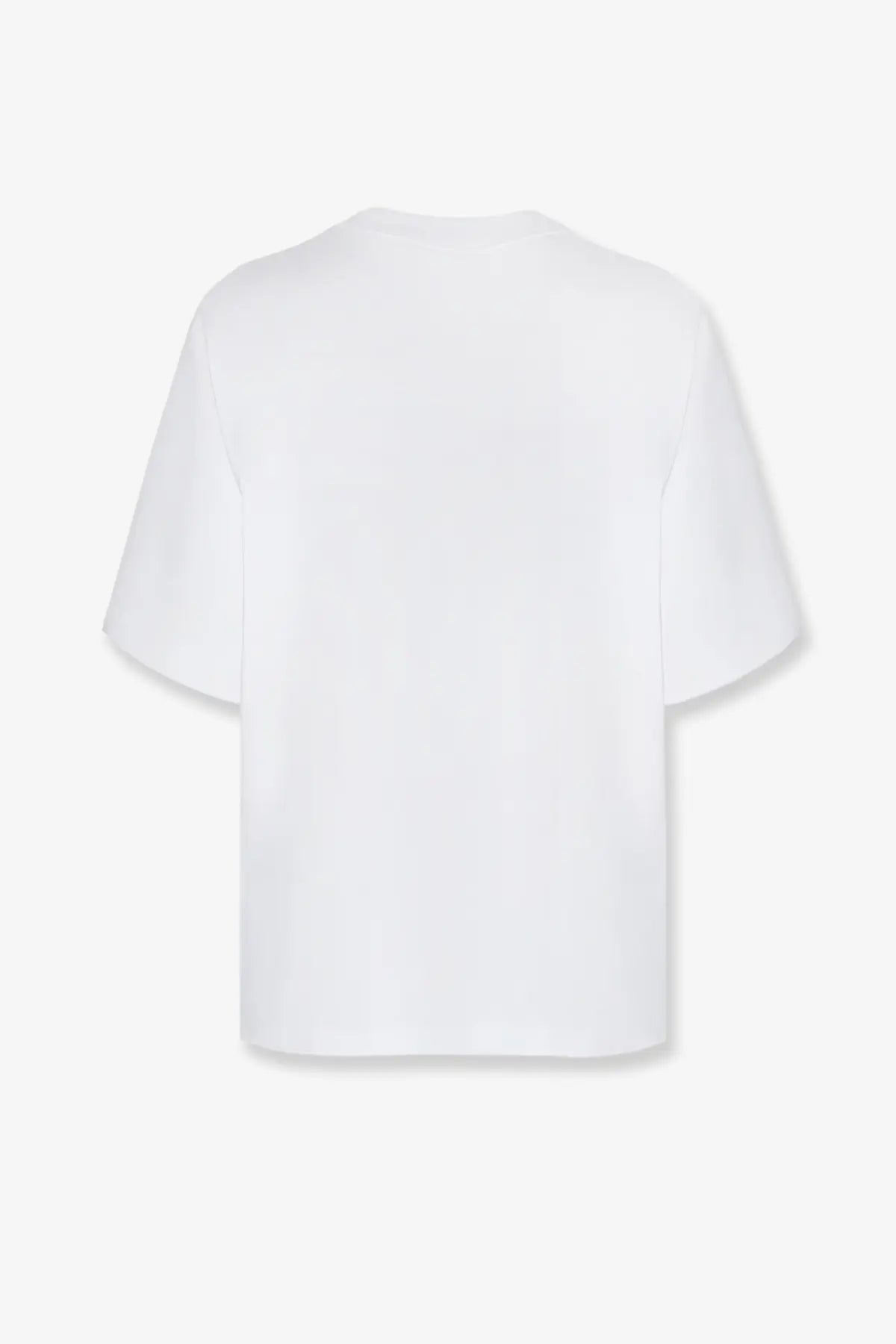 Gucci men’s white oversized cotton t-shirt with short sleeves relaxed fit and clean crew neckline