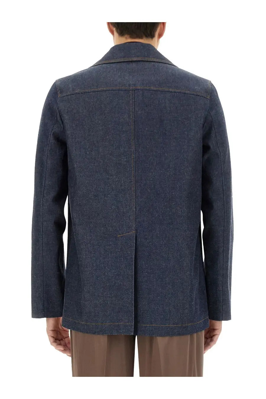 Gucci Men's Denim Jacket Blue, view 3