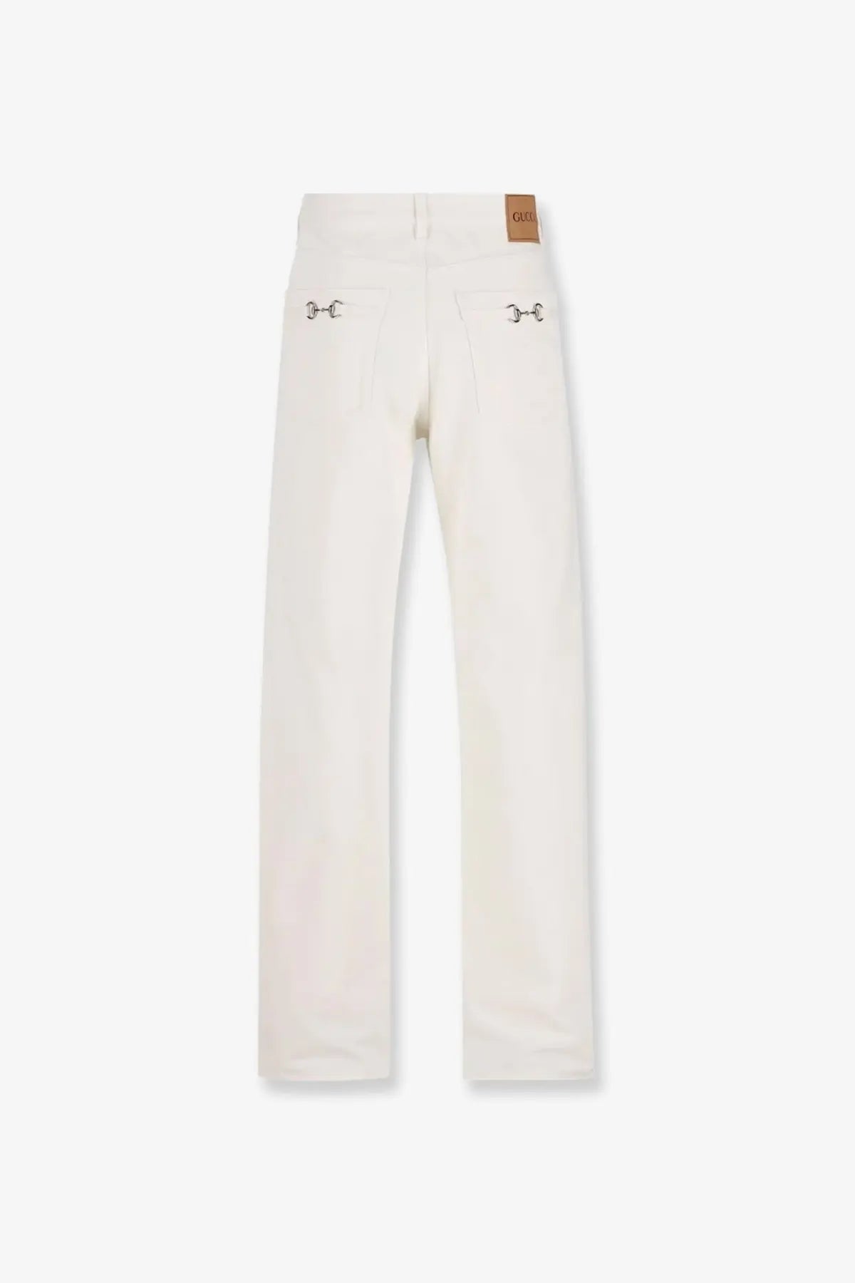 Gucci Men's Denim Trousers White, view 4