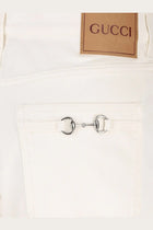 Gucci Men's Denim Trousers White, view 5