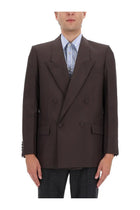 Gucci Men's Double Breasted Jacket Brown