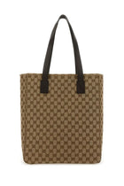 Gucci Men's Fabric Shopping Bag GG Medium Brown, view 2