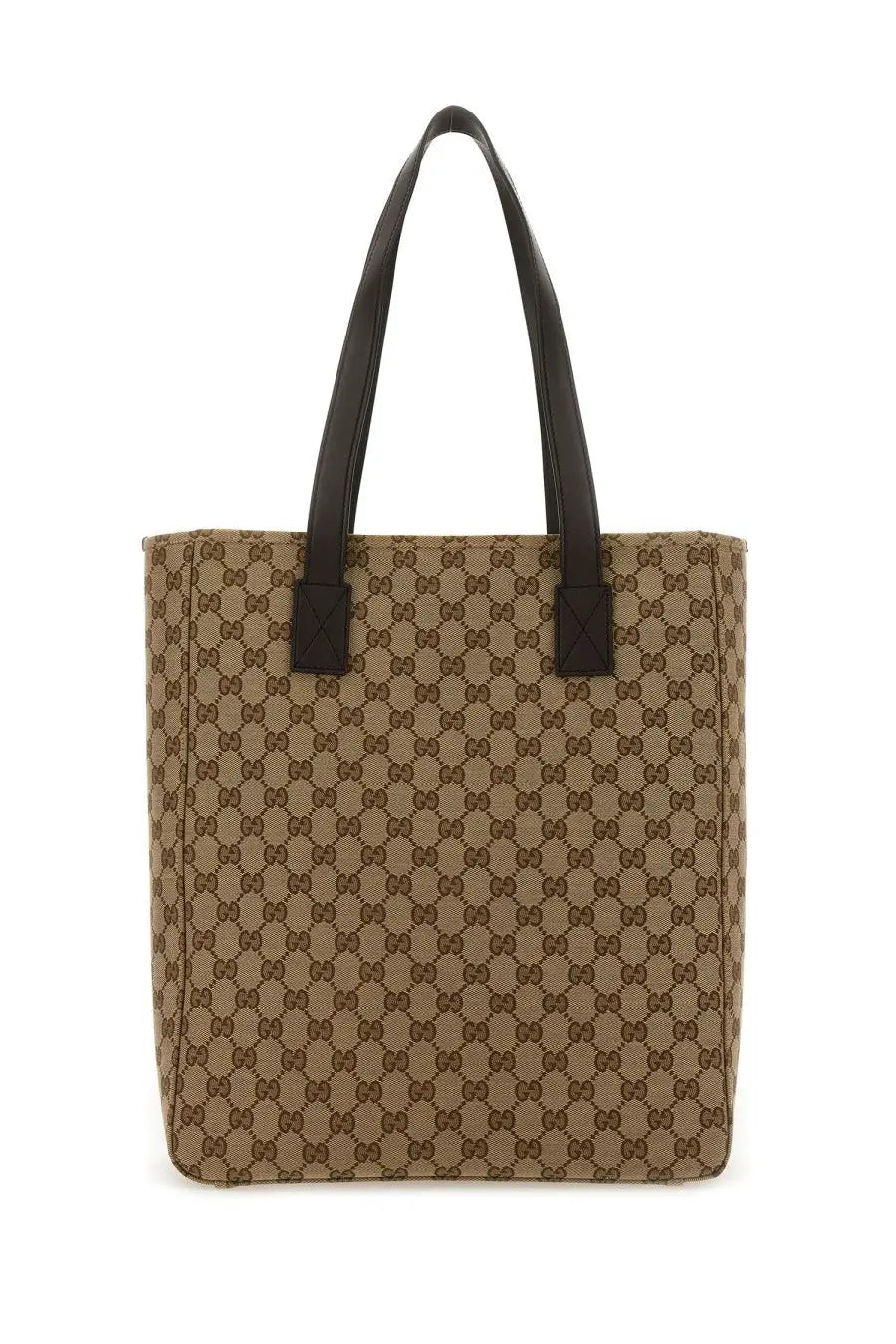 Gucci Men's Fabric Shopping Bag GG Medium Brown, view 2