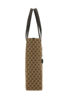 Gucci Men's Fabric Shopping Bag GG Medium Brown, view 3