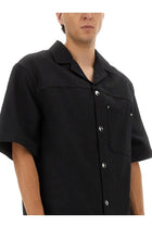Gucci Men's GG Jacquard Shirt Black, view 4
