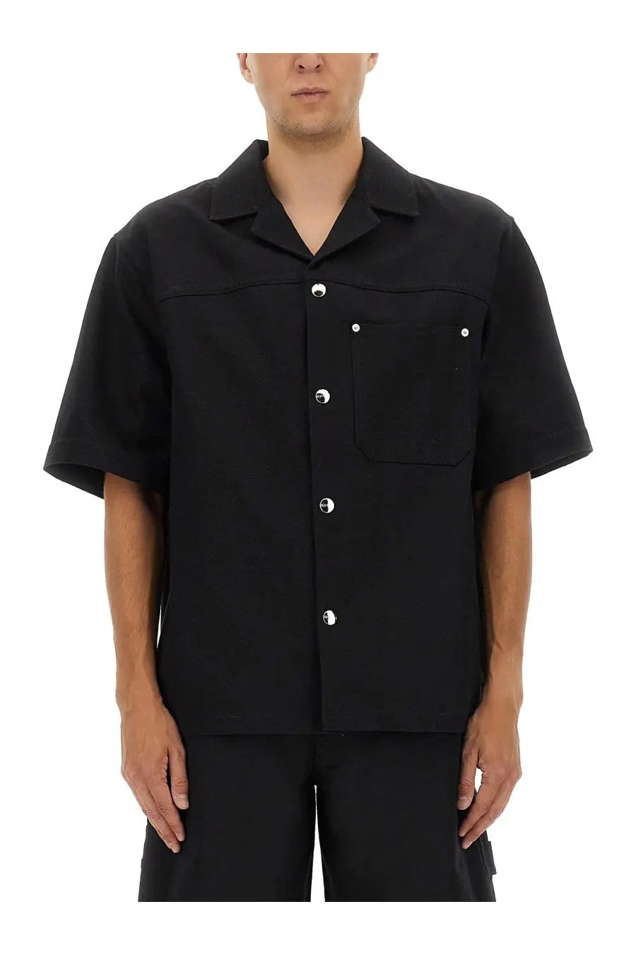 Gucci Men's GG Jacquard Shirt Black