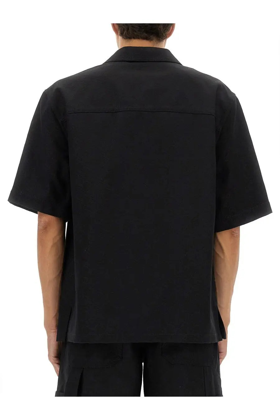Gucci Men's GG Jacquard Shirt Black, view 3