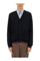 Gucci Men's Knitted Wool Cardigan Black