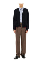 Gucci Men's Knitted Wool Cardigan Black, view 2