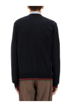 Gucci Men's Knitted Wool Cardigan Black, view 3