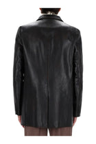 Gucci Men's Leather Jacket Black, view 3