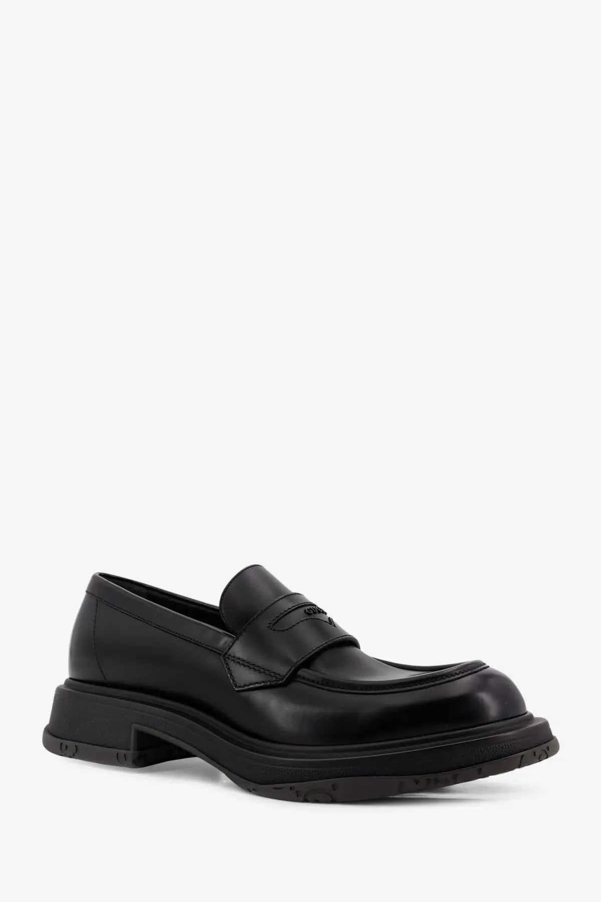 Gucci Men's Leather Loafers Black, view 3