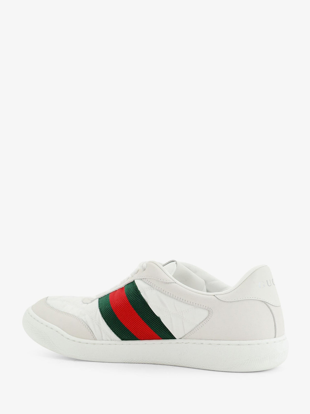 Gucci Men's Screener Nylon Sneaker White, view 3