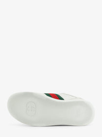 Gucci Men's Screener Nylon Sneaker White, view 4