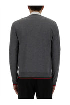 Gucci Men's Web Pattern Cardigan Blue, view 3