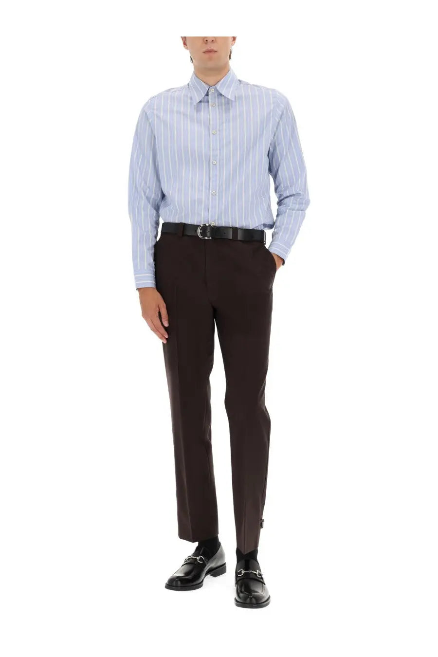 Gucci Men's Wool Gabardine Pants Black, view 2