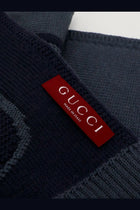 Gucci Men's Wool Scarf Graphite, view 3