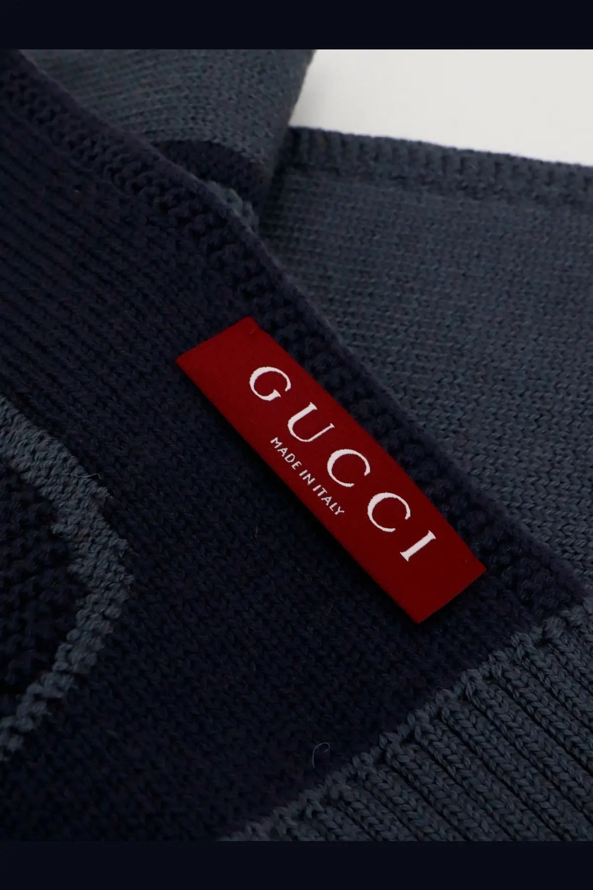 Gucci Men's Wool Scarf Graphite, view 3