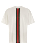 Gucci Gucci Nastro Web Shirt and Emblem White