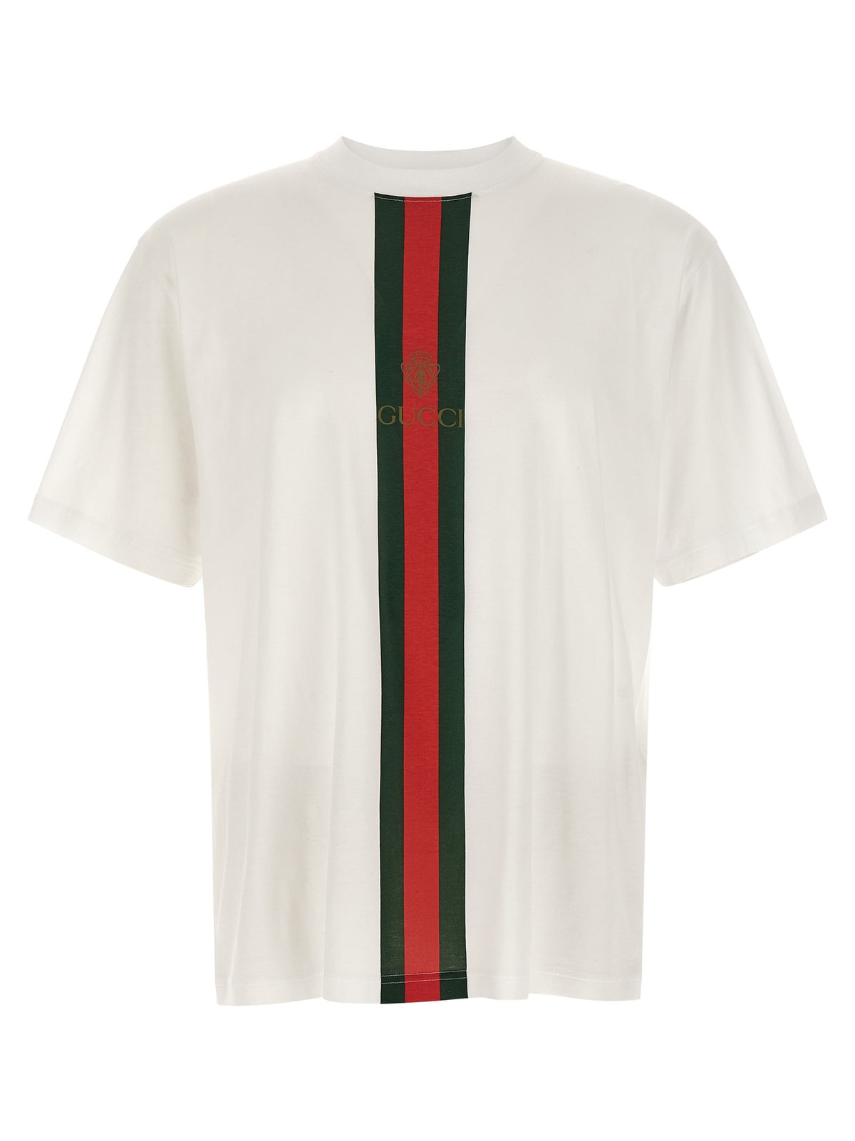 Gucci Gucci Nastro Web Shirt and Emblem White