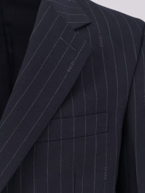 Gucci Men's Gucci Pinstripe Wool Single Breasted Blazer Grey