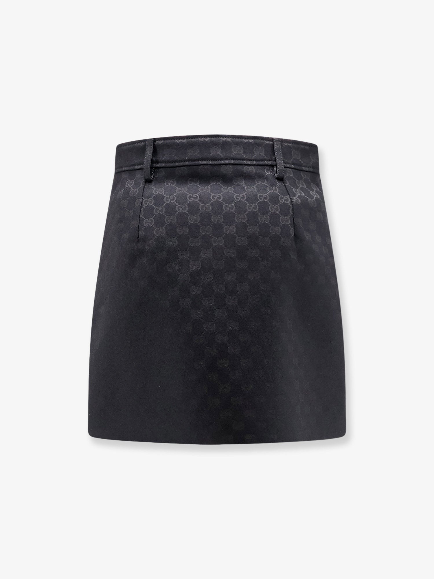 Gucci Women's Gucci Primavera GG Cotton Blend Mini Skirt Black