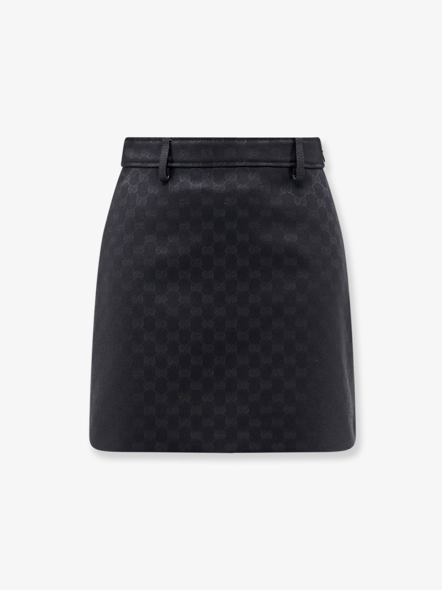 Gucci Women's Gucci Primavera GG Cotton Blend Mini Skirt Black