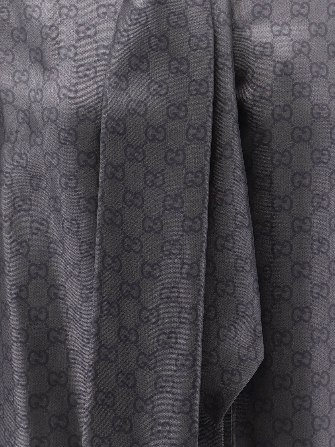 Gucci Women's Gucci Primavera GG Silk Shirt Black