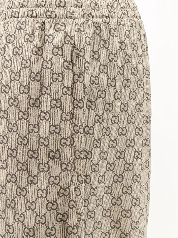 Gucci Women's Gucci Primavera Silk Trousers Beige