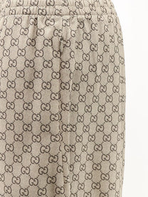 Gucci Women's Gucci Primavera Silk Trousers Beige