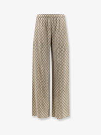 Gucci Women's Gucci Primavera Silk Trousers Beige