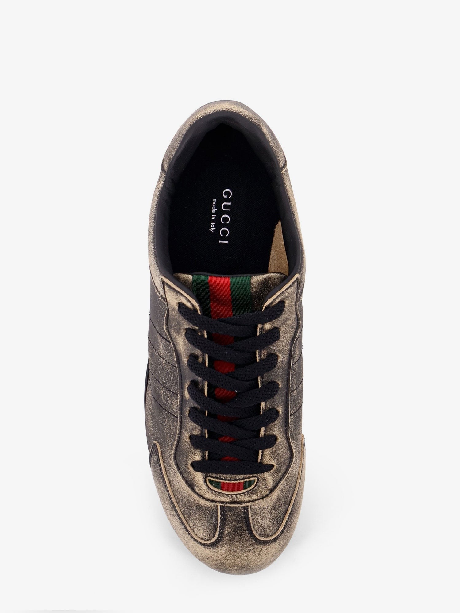 Gucci Women's Gucci Shift Élavé Leather Sneakers Black