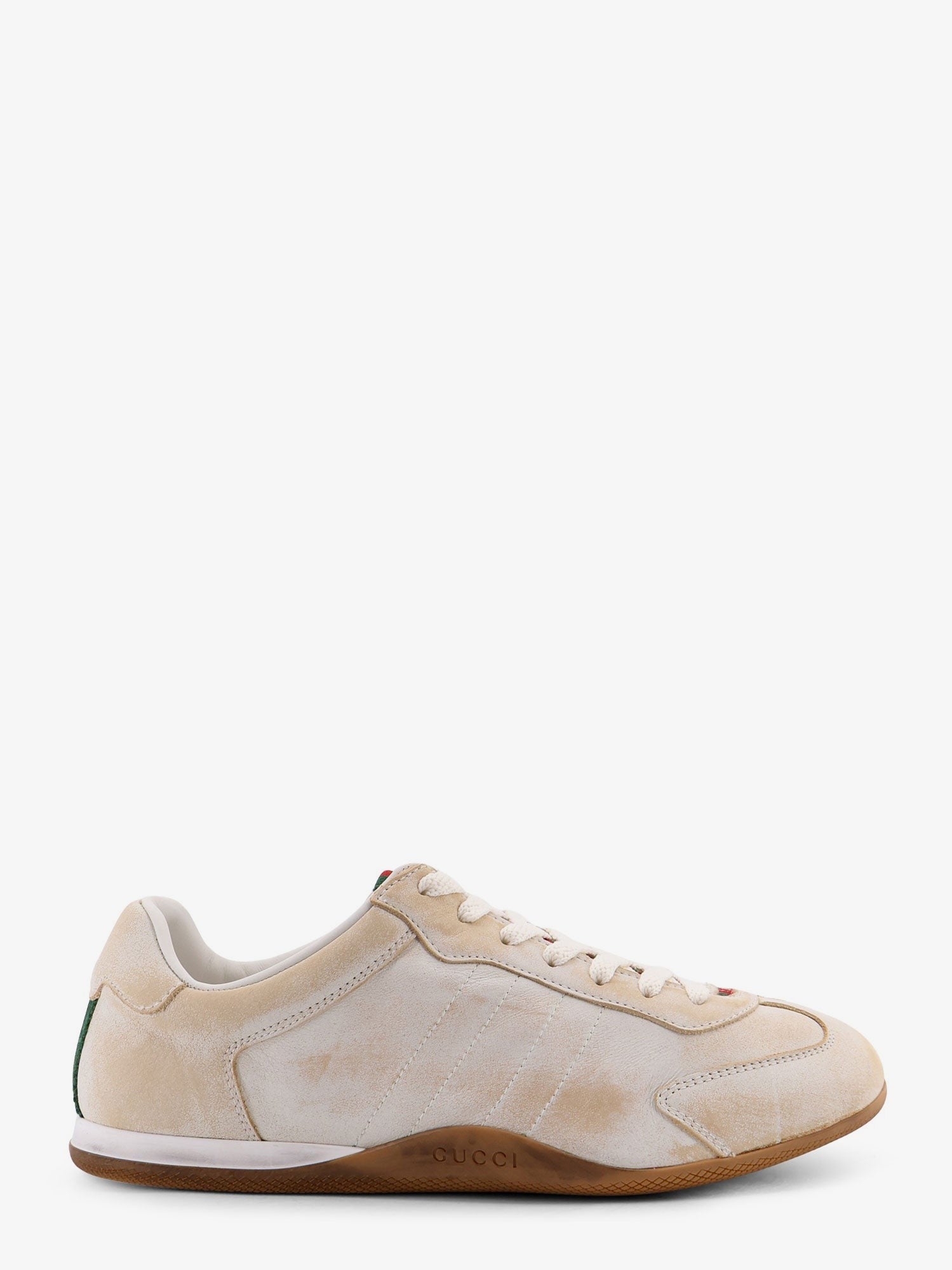Gucci Women's Gucci Shift Faded Leather Sneakers White