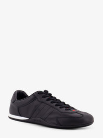 Gucci Men's Gucci Shift Leather Sneakers Black