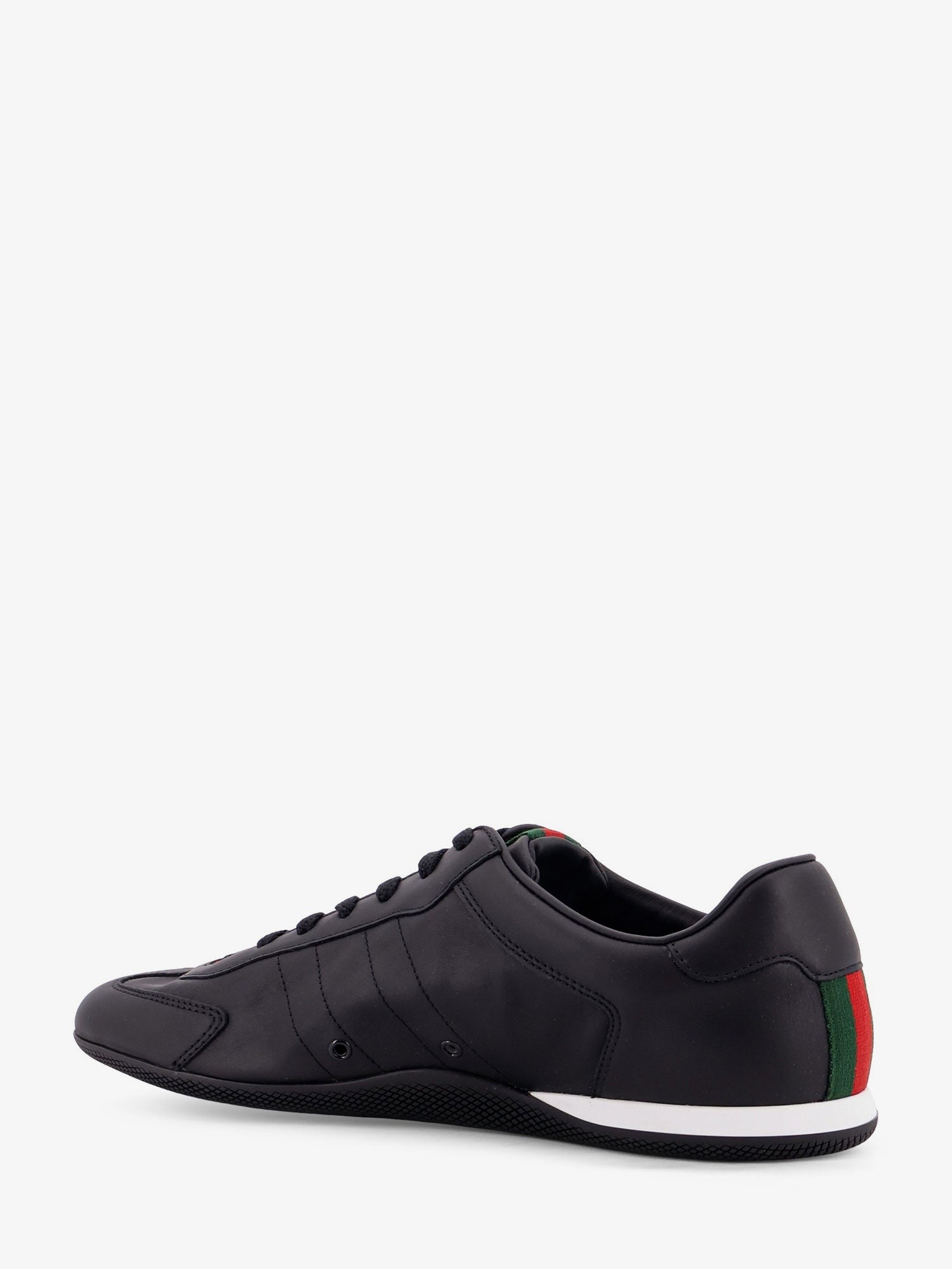 Gucci Men's Gucci Shift Leather Sneakers Black