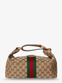 Gucci Women's Gucci Vanity GG Fabric Handbag Brown
