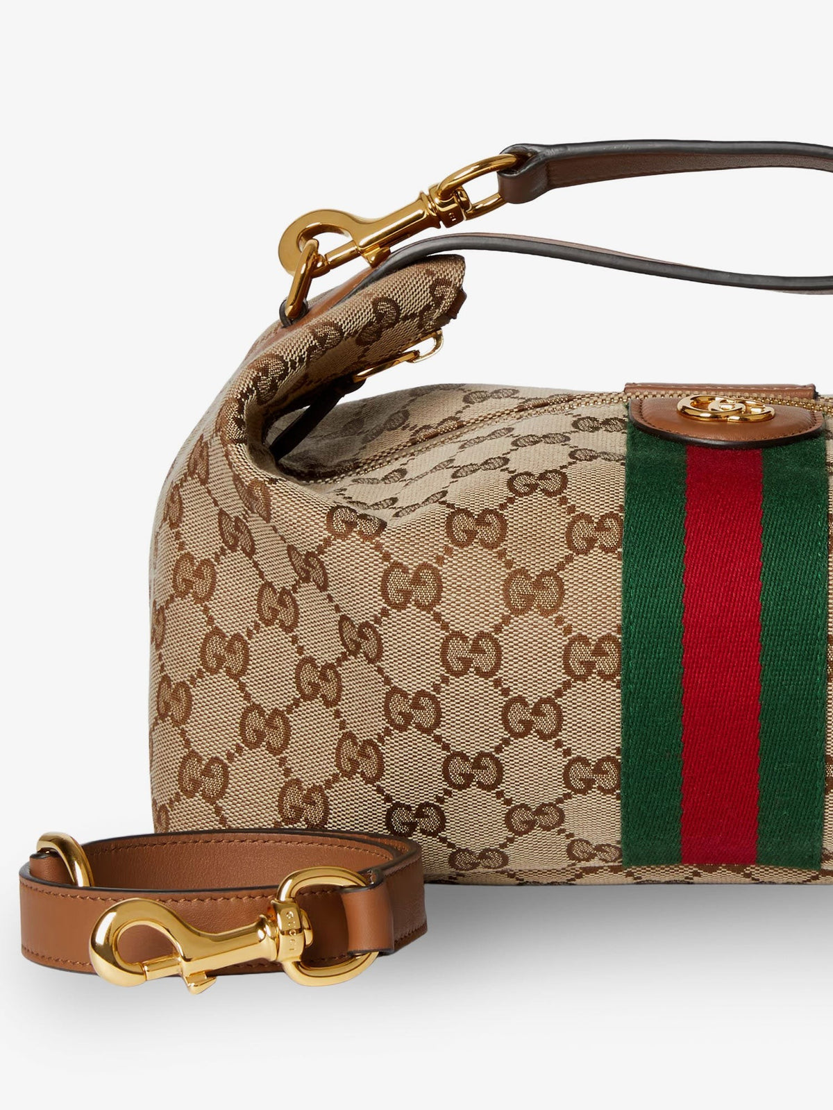Gucci Women's Gucci Vanity GG Fabric Handbag Brown