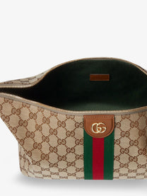 Gucci Women's Gucci Vanity GG Fabric Handbag Brown