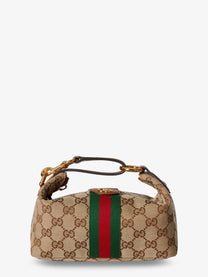 Gucci Women's Gucci Vanity Mini GG Canvas Handbag Brown
