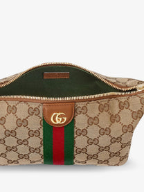 Gucci Women's Gucci Vanity Mini GG Canvas Handbag Brown