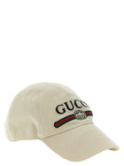 Gucci Gucci Web Incrocio GG Cap White, view 2