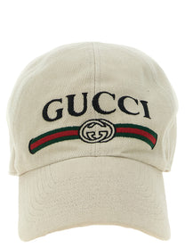 Gucci Gucci Web Incrocio GG Cap White