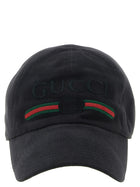 Gucci Gucci Web Incrocio GG Cap Black