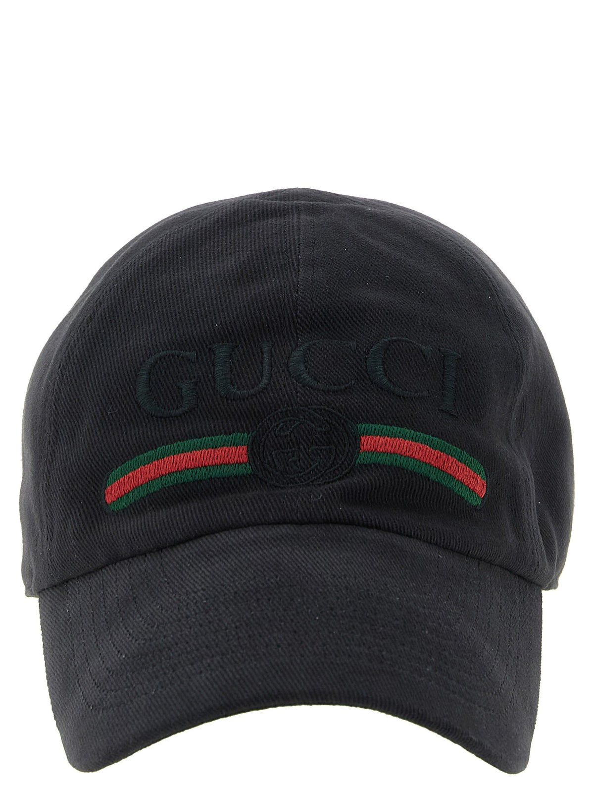 Gucci Gucci Web Incrocio GG Cap Black