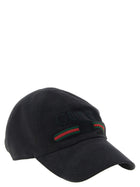 Gucci Gucci Web Incrocio GG Cap Black, view 2