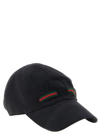 Gucci Gucci Web Incrocio GG Cap Black, view 2