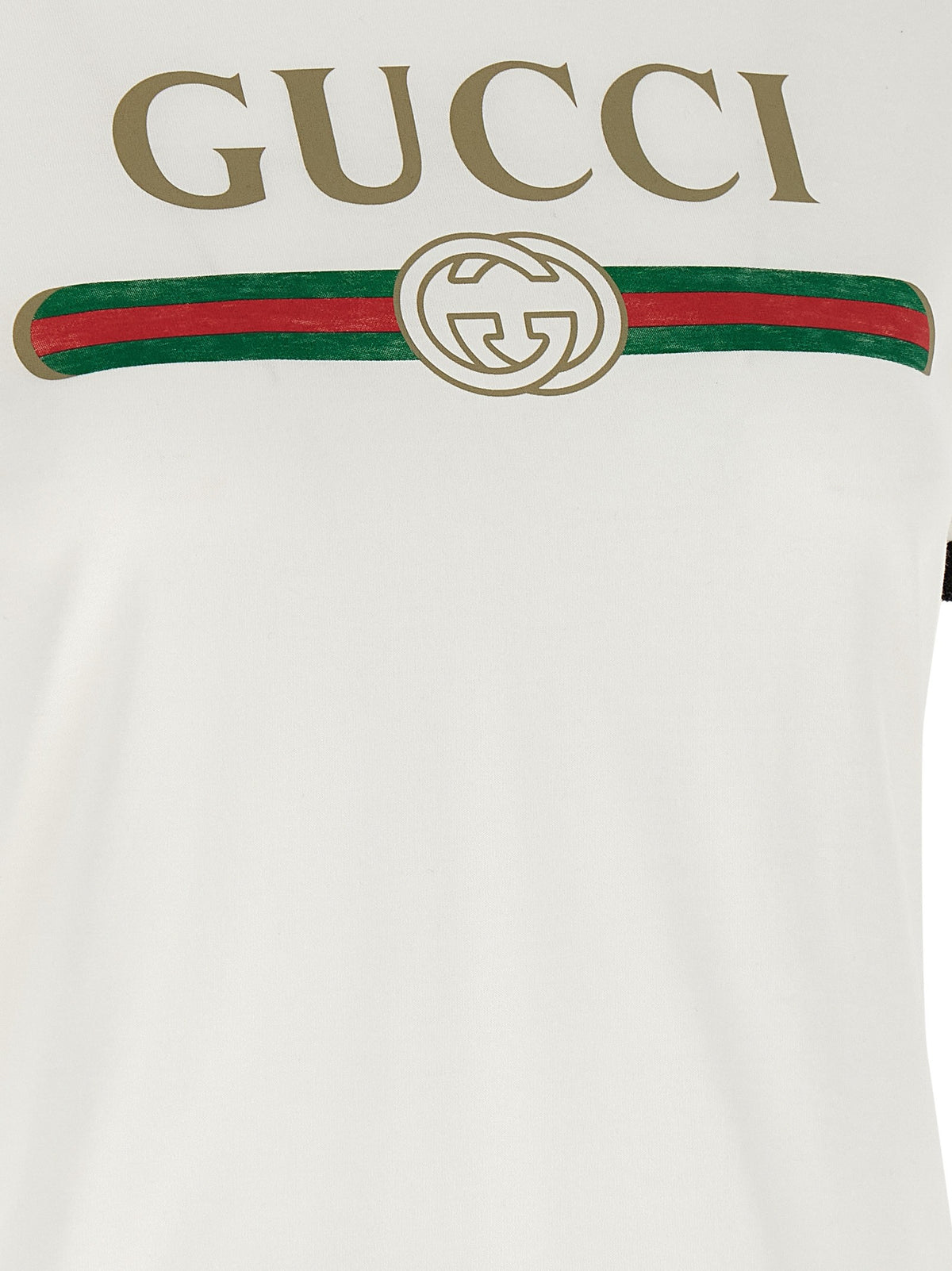 Gucci Gucci Web Print Shirt White, view 4