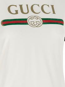 Gucci Gucci Web Print Shirt White, view 4
