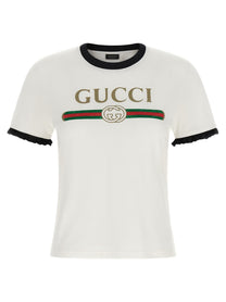 Gucci Gucci Web Print Shirt White