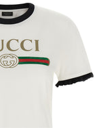 Gucci Gucci Web Print Shirt White, view 3